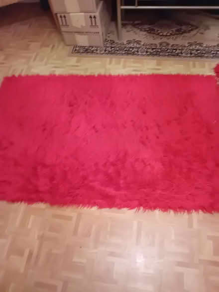 Photo of free Red faux fur rugs (Rose Hill OX4) #2