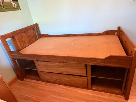 Photo of free Single bed frame (Glenayre) #2