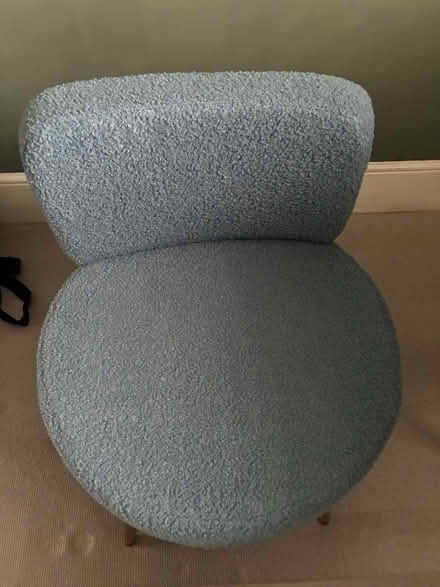 Photo of free Blue Upholstered Accent Chair (East Sheen) #3