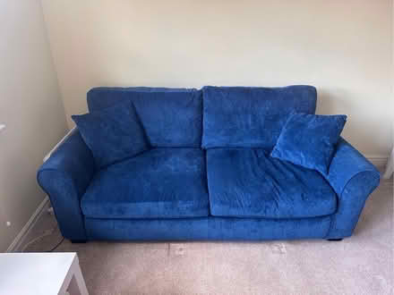 Photo of free Blue 3-seater sofa (Kirkstall LS5) #1