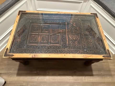 Photo of free sturdy wood coffee table (Bloomingdale) #2