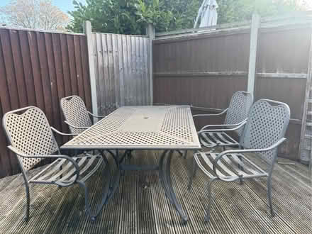 Photo of free Garden Table & 4 chairs (Leckhampton GL53) #1