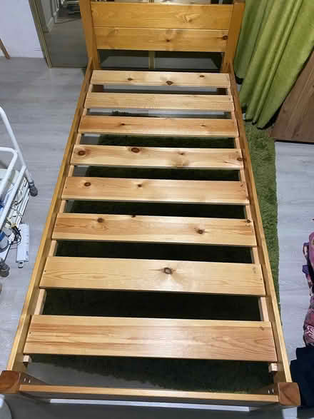 Photo of free Slated single bed (old harlow CM17) #1