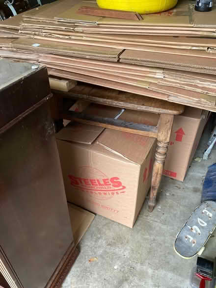 Photo of free Flattened, sturdy cardboard boxes (Buxton SK17 6PF) #1