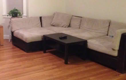 Photo of free Sectional couch - old (East Somerville) #2