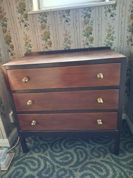 Photo of free Antique oak chest of drawers (St John's Road, Woking) #1