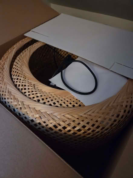 Photo of free Sinnerling IKEA Pendant lamp, bamboo (Brincliffe S11) #1