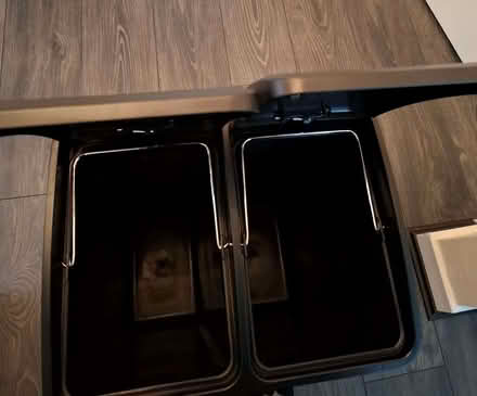 Photo of free STARNINE 40L Compartment Recycling Kitchen Pedal Bin Black (Withystakes ST9) #2