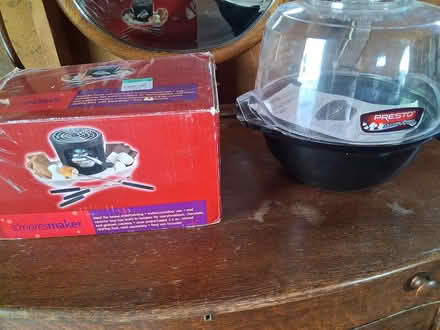 Photo of free Popcorn maker and smore fondue (1307 Cedar St. Alex. MN, alley) #1