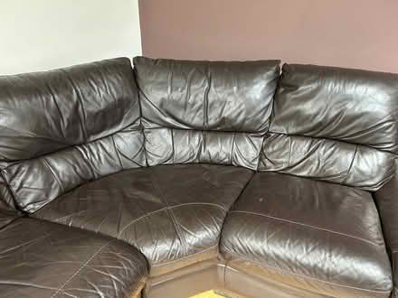 Photo of free Leather Corner Sofa & Leather Swivel Chair - Collection (Narborough LE19) #2
