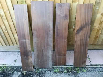 Photo of free Hardwood shelves (Sidley TN40) #1