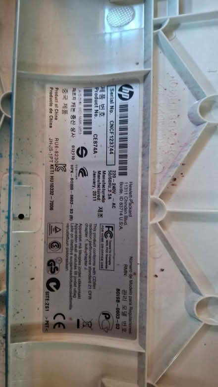Photo of free HP laserjet colour CE874A (Upper Norwood SE19) #2