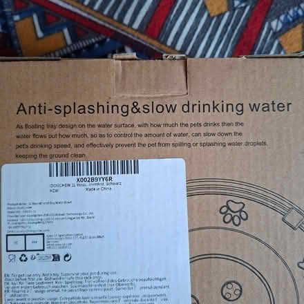 Photo of free Anti-splash dog water bowl, stainless steel (Charminster BH8) #2