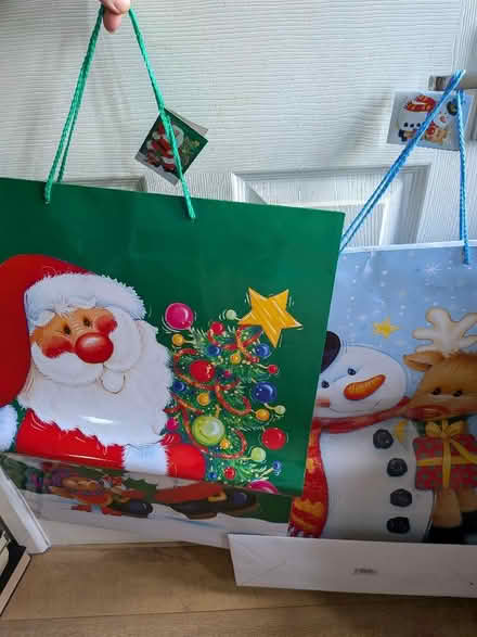 Photo of free Two large Christmas gift bags (Shippon OX13) #1