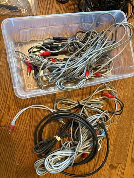 Photo of free Assorted audio cables (Prince of Wales at Meadowlands) #2