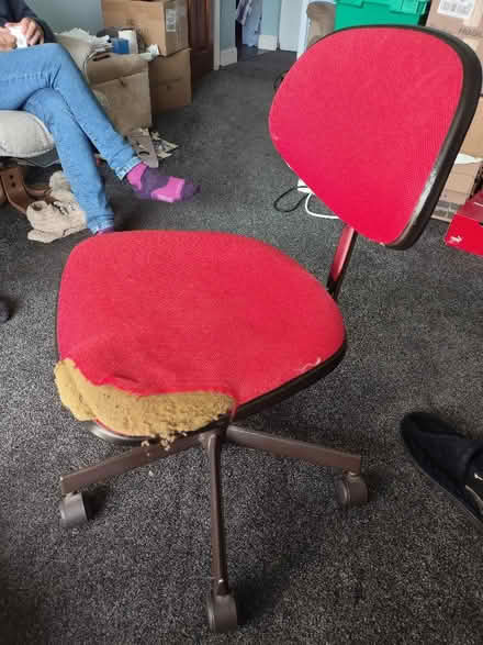 Photo of free Red spinny chair (Nether Kellet LA6) #4