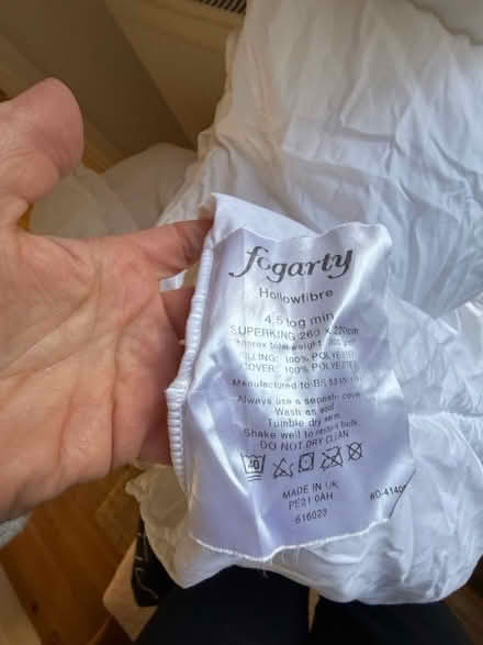 Photo of free 2 Superking Duvets (Kidlington/Bicester area) #2