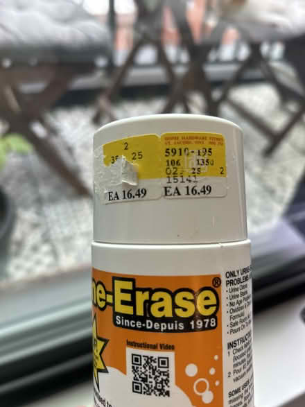 Photo of free Urine-Erase (Dufferin & Dupont) #4