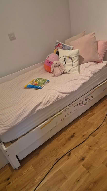 Photo of free Single bed with pull up pull up bed (111 Oakwood Court) #2
