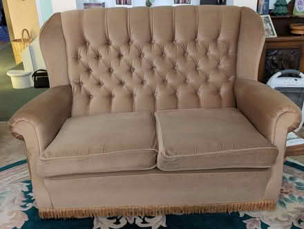 Photo of free Brown fabric sofa (Bulverhythe TN38) #1