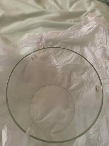 Photo of free 2 clear glass lampshades (Haworth BD22) #2