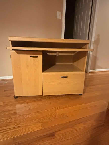 Photo of free Computer desk with storage 36x20x30 (Kinross Cir, Herndon) #1