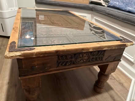 Photo of free sturdy wood coffee table (Bloomingdale) #4
