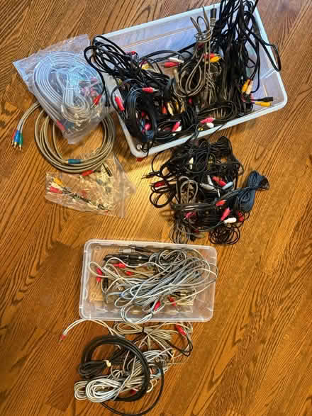 Photo of free Assorted audio cables (Prince of Wales at Meadowlands) #1