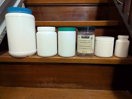 Photo of free Plastic jars and tubs (Yonge and Lawrence) #1