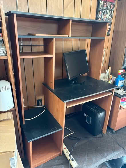 Photo of free Computer desk and monitor (Drexel Hill) #2