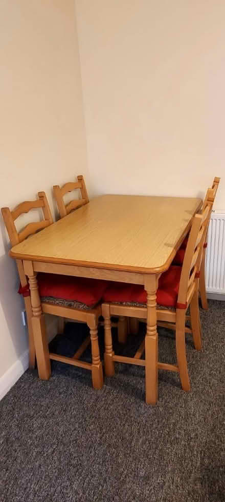 Photo of free Sofa, table/ chairs/ bookshelve (Rosyth KY11) #4
