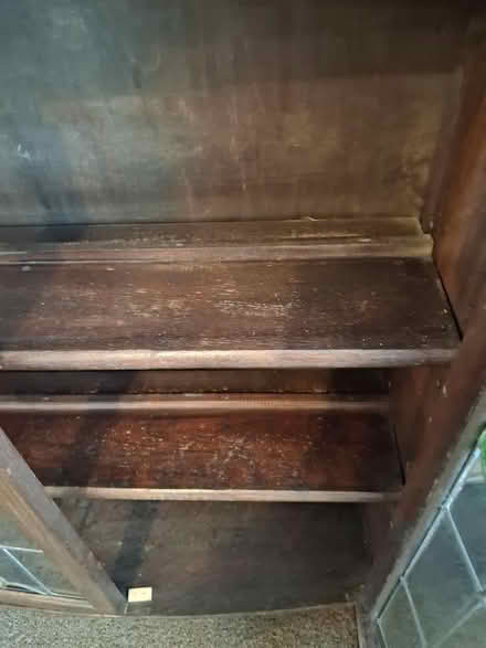 Photo of free Oak display cabinet (St John's Road, Woking) #3