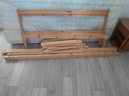 Photo of free Wooden bed frame double (Epsom KT19) #1