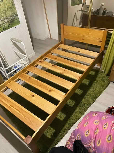 Photo of free Slated single bed (old harlow CM17) #2