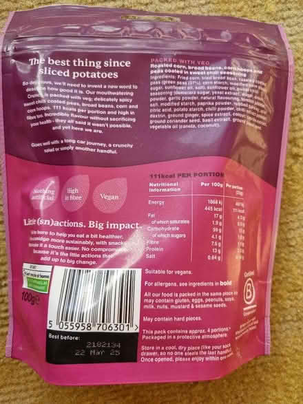 Photo of free Graze - Sweet Chilli Chrunch - 100g (Highway SL6) #2