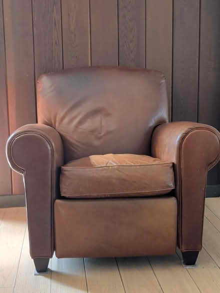 Photo of free Crate & Barrell Leather Recliner (Orinda) #1