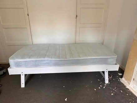 Photo of free Single trundle bed and mattress (Rochester, ME1) #3