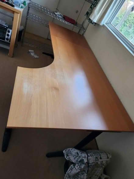 Photo of free Very sturdy corner desk (Sunnyvale (Wolfe & Homestead)) #1