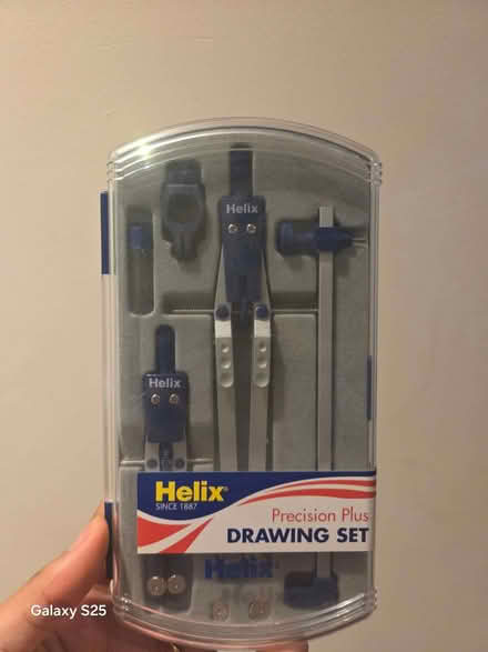 Photo of free NEW Helix Precision Plus Drawing Set – Blue (Frog Island LE4) #1