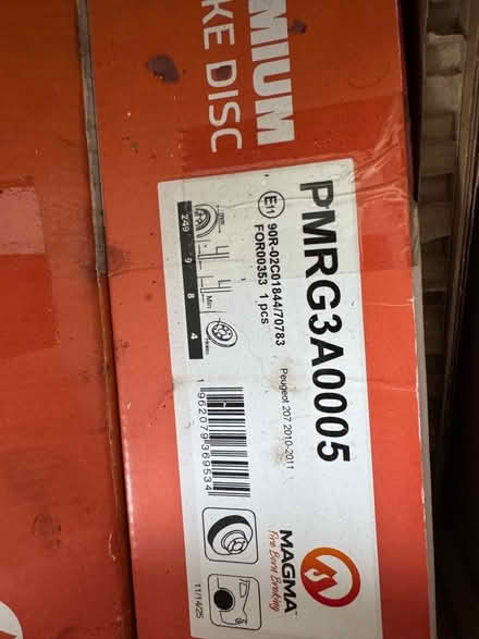 Photo of free Brake discs x2 brand new (New Marston OX3) #1