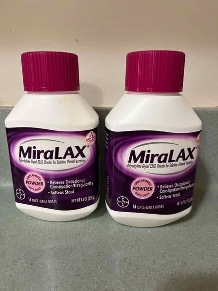 Photo of free Unopened MiraLAX Powder (Walnut Creek, off Geary) #1
