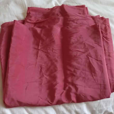 Photo of free Large piece of red lining material (Denton's Green WA10) #1