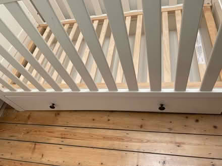 Photo of free Mothercare wooden cot bed (Stalybridge SK15) #3