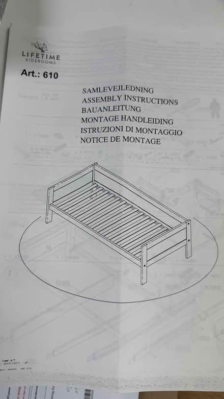Photo of free Kids single white bed (Portmarnock) #2