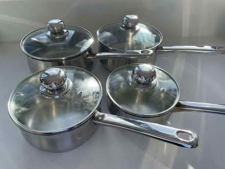 Photo of free Stainles Steel Saucepans (Downhead Park MK15) #1