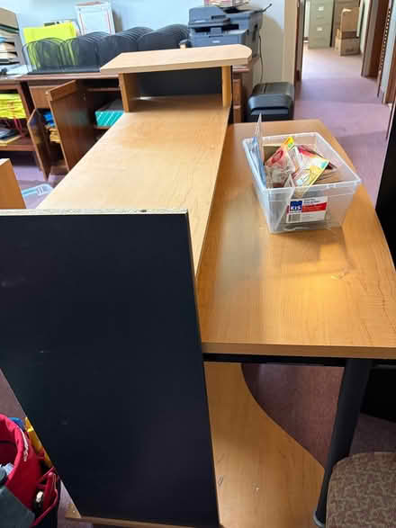 Photo of free Executive Desk and credenza (Rochester) #4