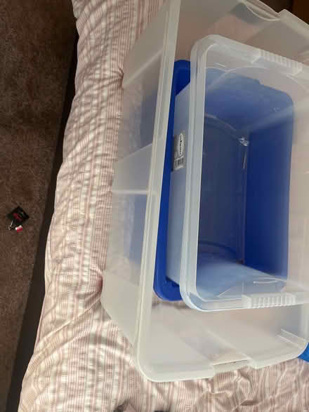 Photo of free Plastic storage (Cheam SM3) #2