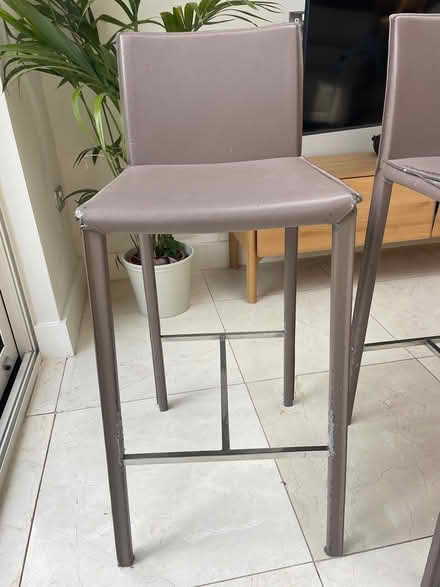 Photo of free 3 high stools leather (Celbridge) #3