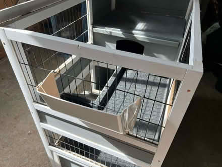 Photo of free Double decker used rabbit hutch (Guiseley LS20) #4