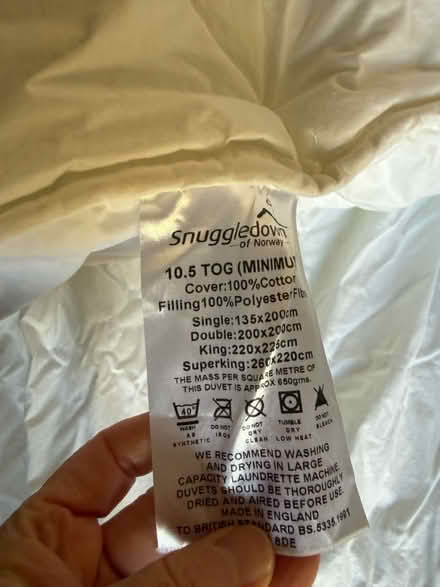 Photo of free 2 Superking Duvets (Kidlington/Bicester area) #3